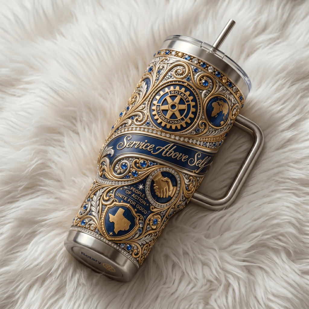 Premium ROTI 40oz Tumbler With Handle TNSM