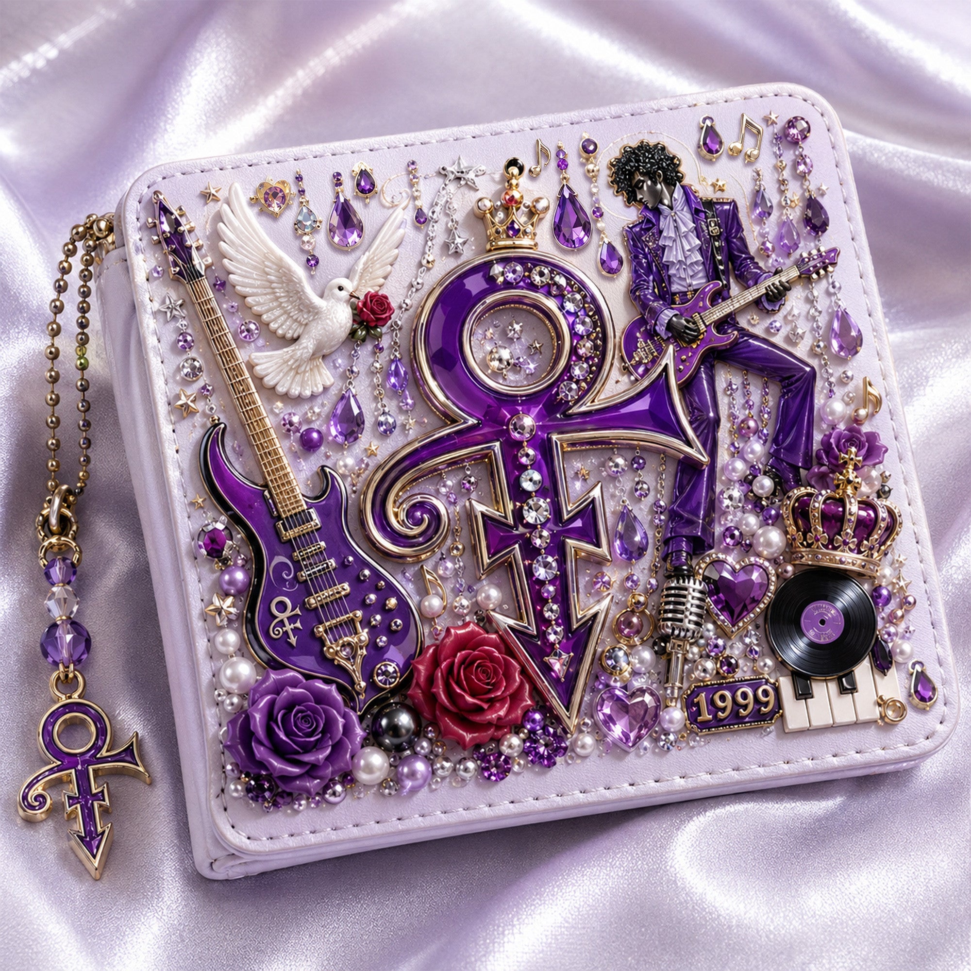 Premium PRCE Handmade 3D Collage Wallet HTTT