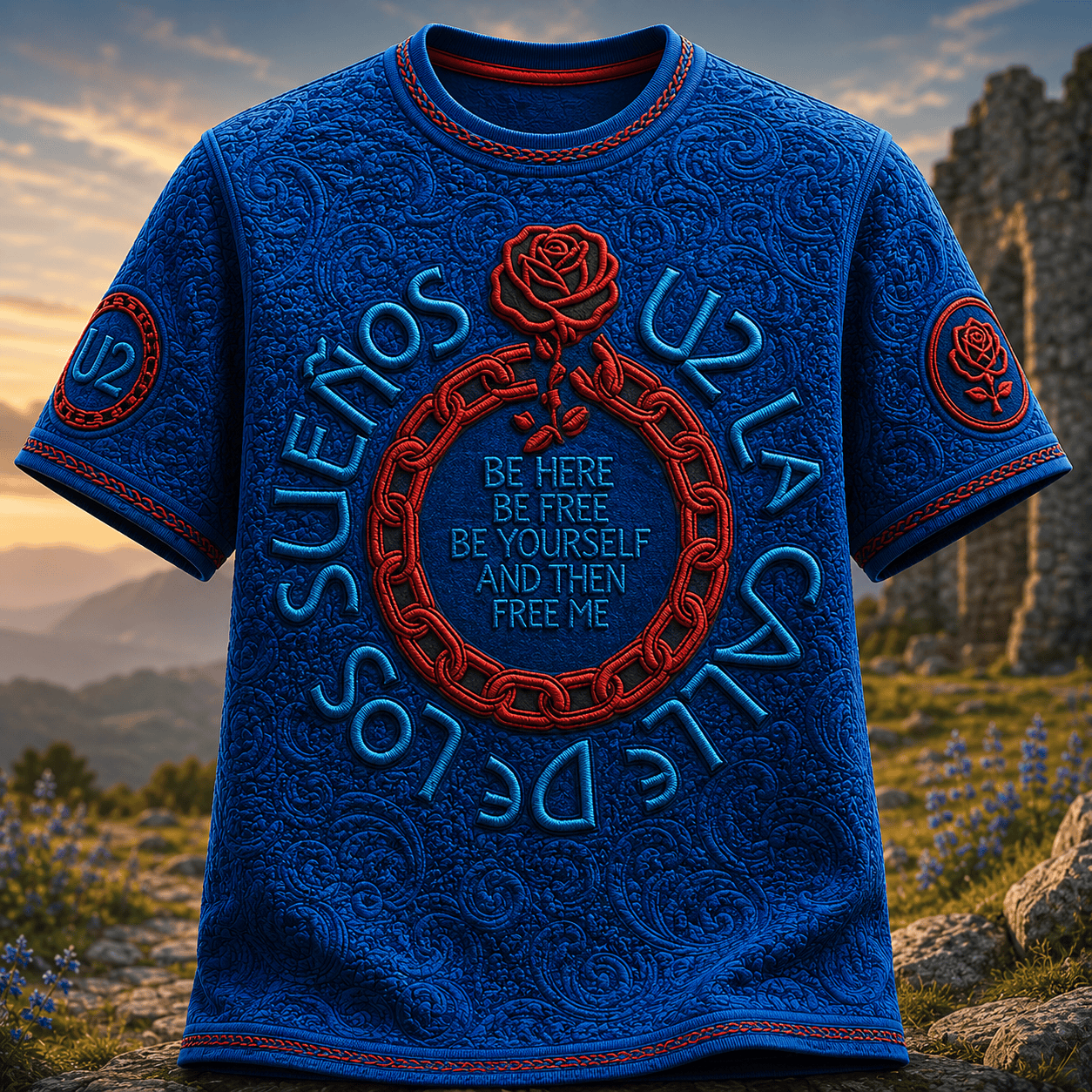 PREMIUM U2 3D EMBOSS SHIRT TTNL