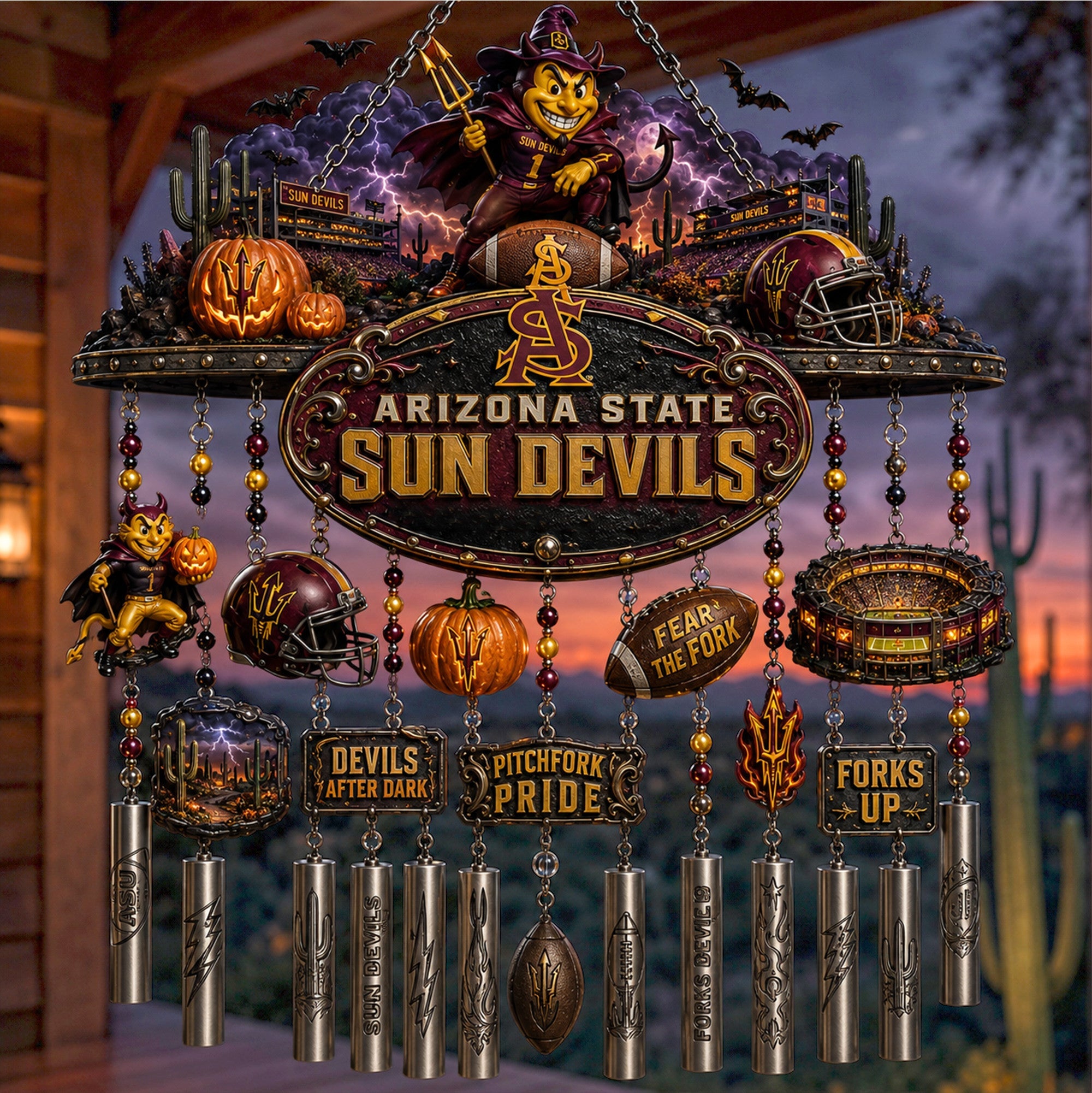 Premium ASSD Halloween Wind Chime TNSM