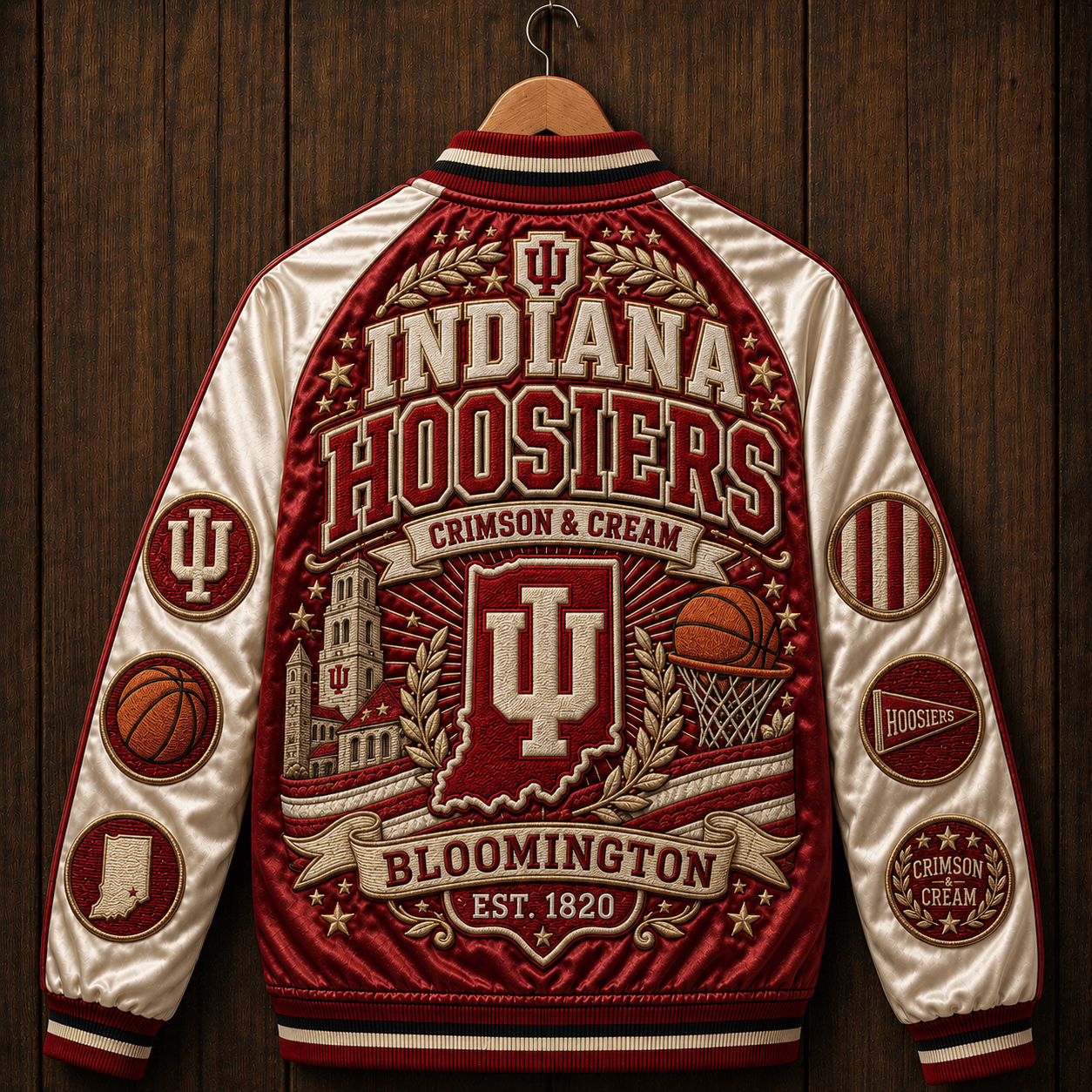 PREMIUM IDH SATIN BASEBALL JACKET PDL