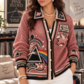 PKFL Women’s Open-Knit Cardigan DNBN