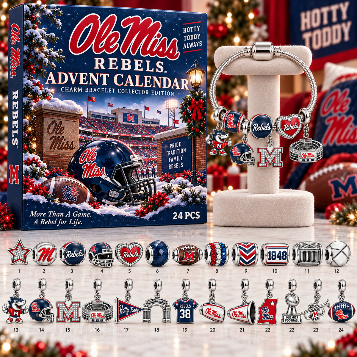 Premium OMR Advent Calendar Charm Bracelet Set TTMH