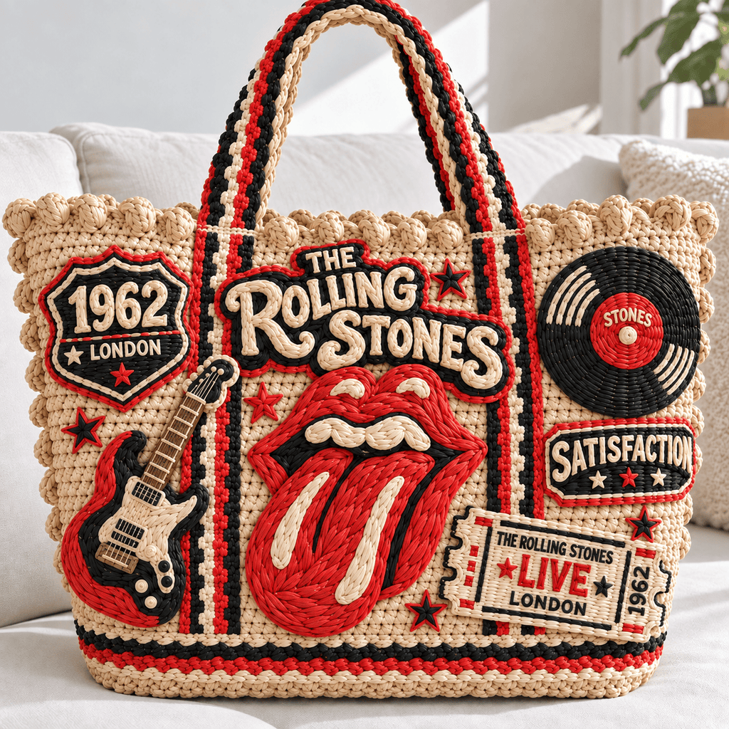 RLST Straw-Style Embellished Tote Bag NTKO