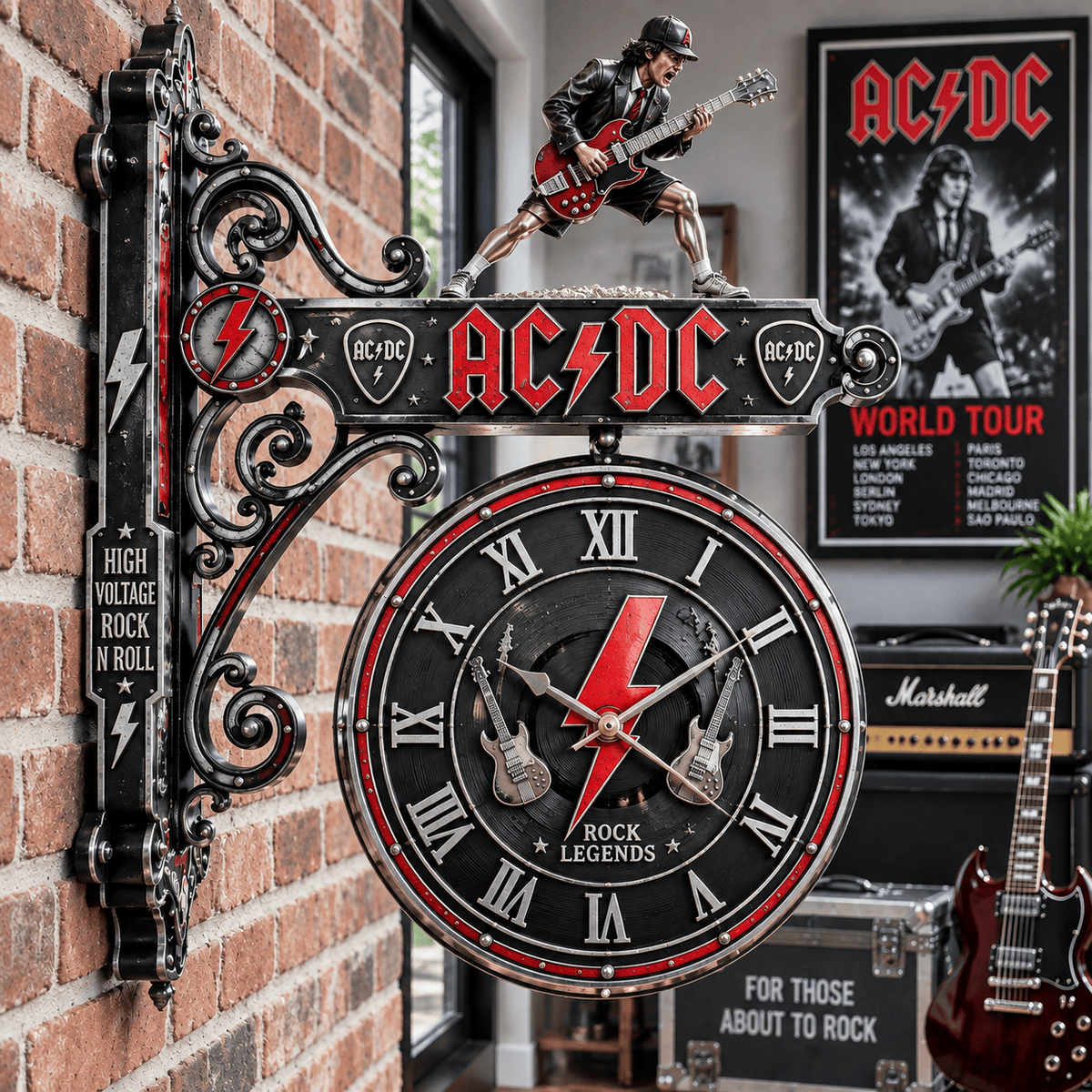 ADC Premium Illuminating Collector Wall Clock LNTH