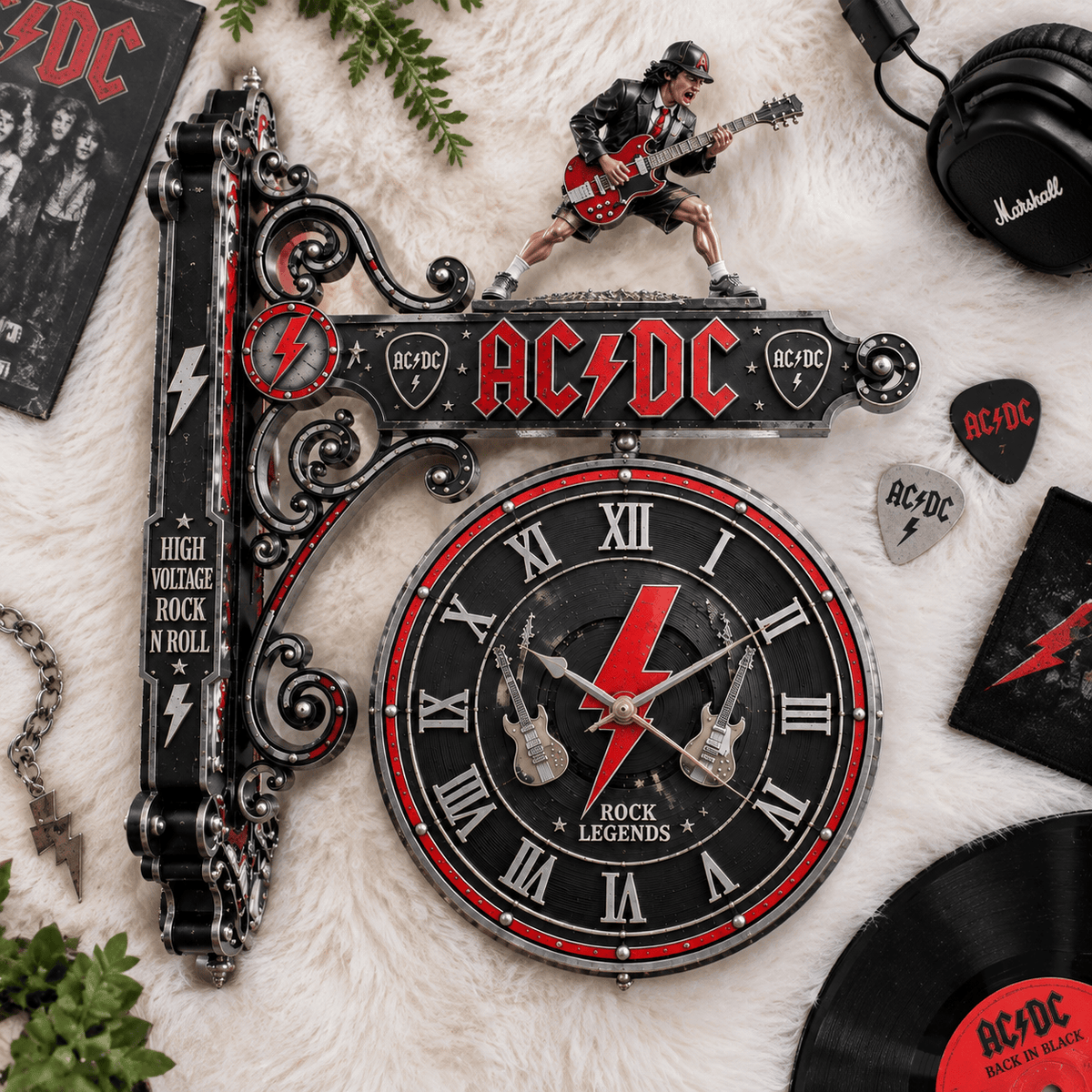 ADC Premium Illuminating Collector Wall Clock LNTH