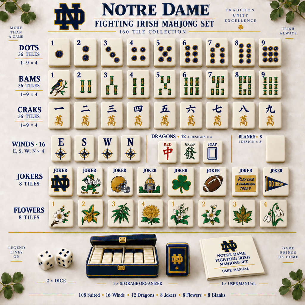 Premium NDFI Mahjong Tiles Set TNSM