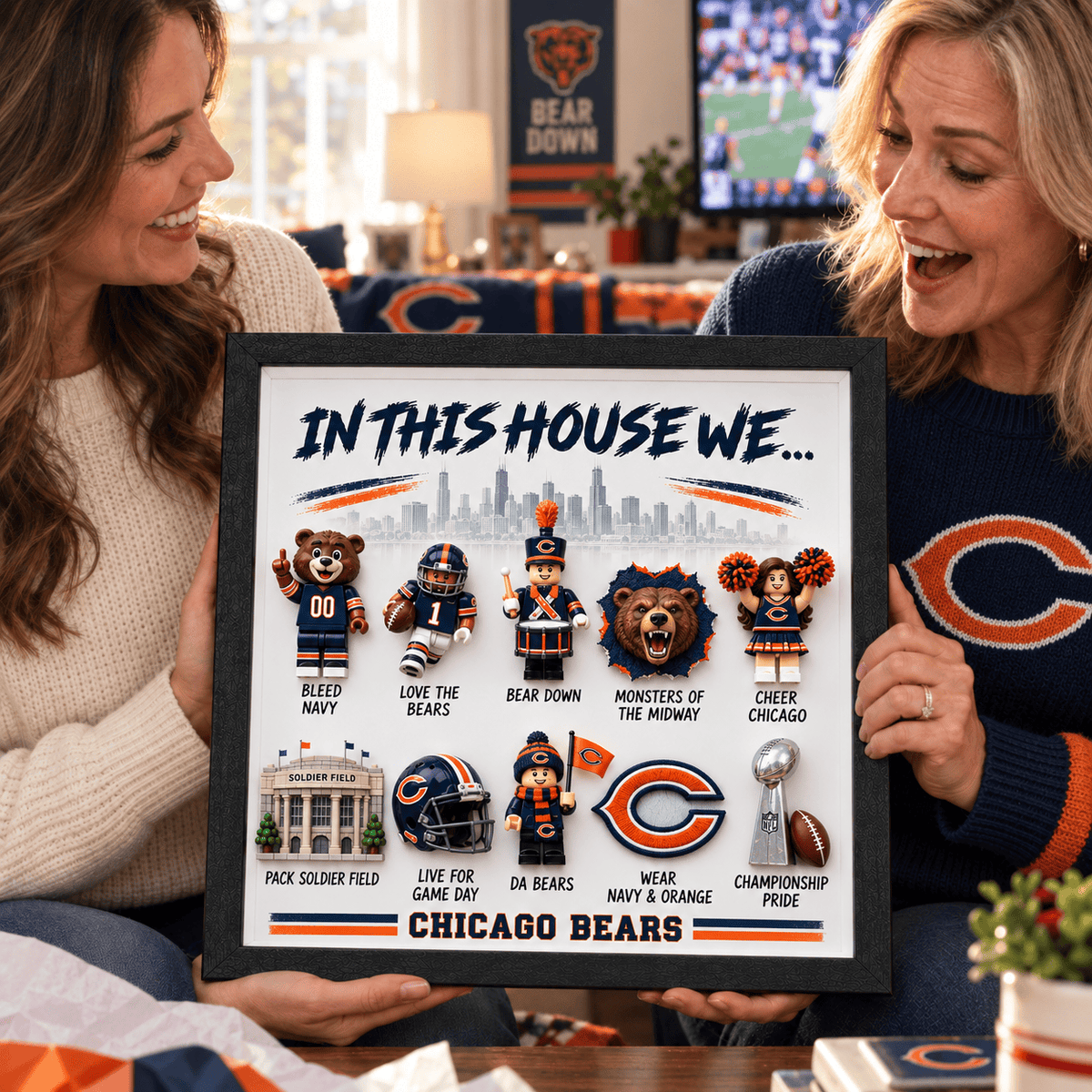 CCB "In This House We…" 3D Fan Display Frame TMH