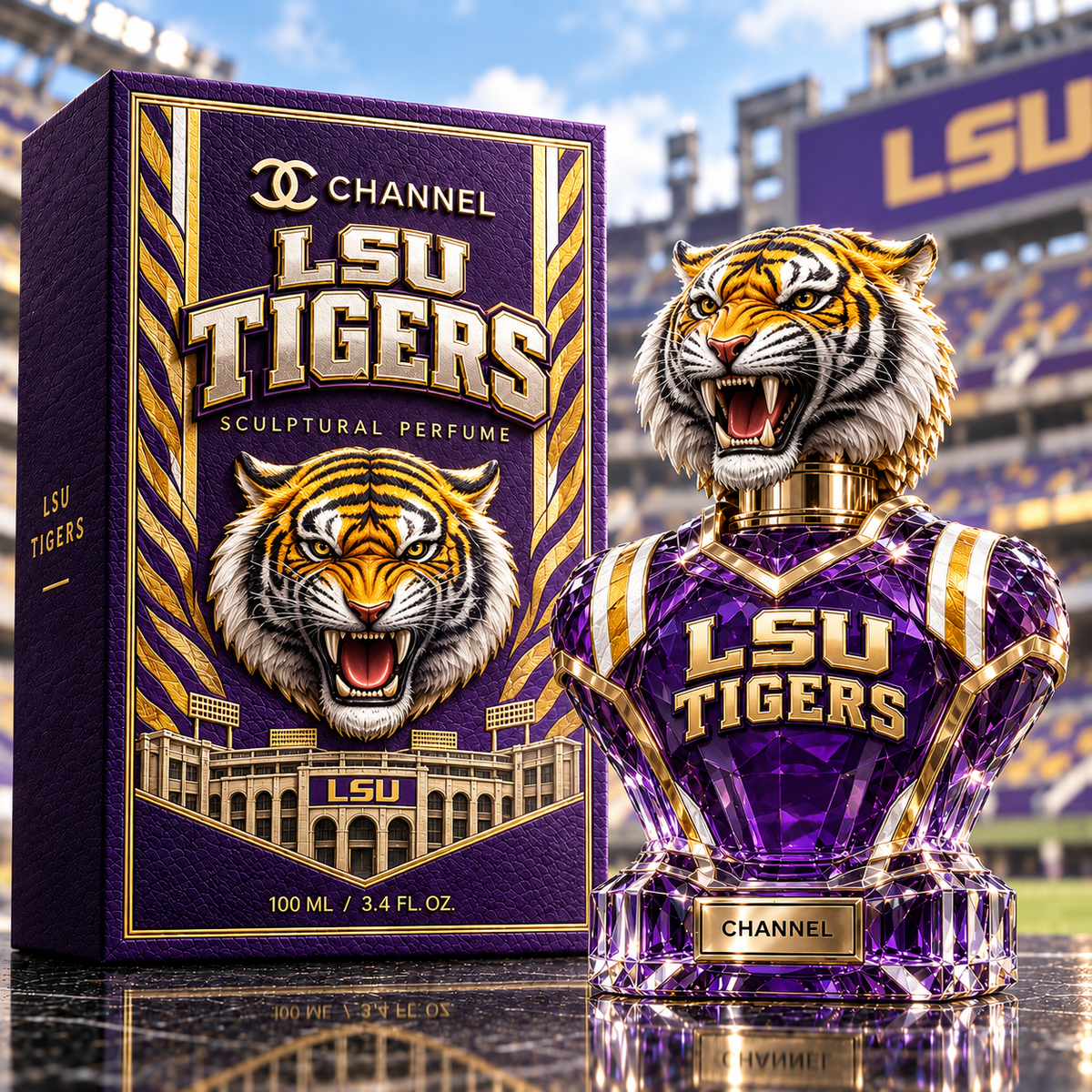 LSU Sculptural Perfume Collection NTVA