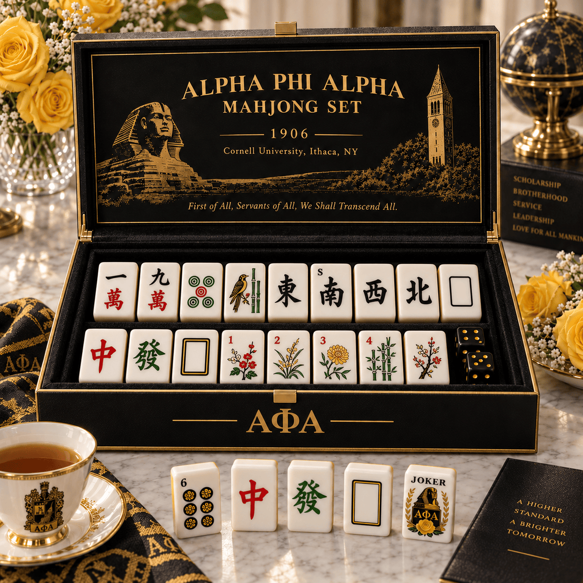 Premium APA Mahjong Tiles Set TNSM
